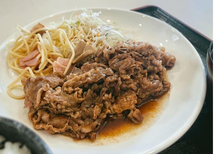 牛肉炒め定食